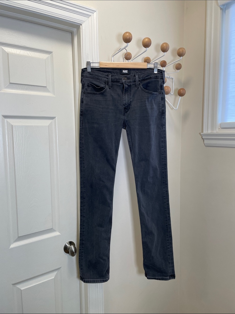 Paige - Federal Classic Slim Fitting Pants - Blue - 31